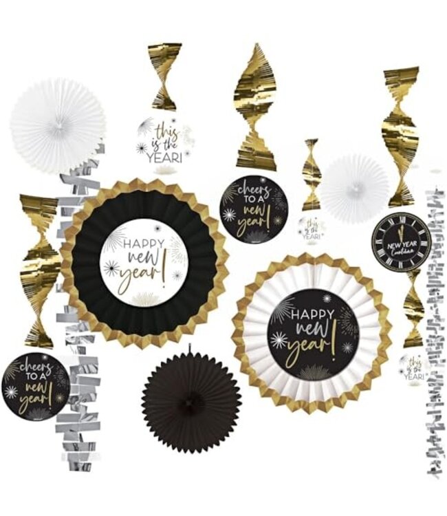 Amscan FOIL CENTERPIECE NEW YEARS GOLDEN SOIREE