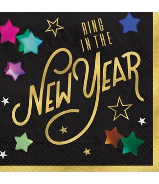 Amscan 16CT BEV STARLIGHT NEW YEARS