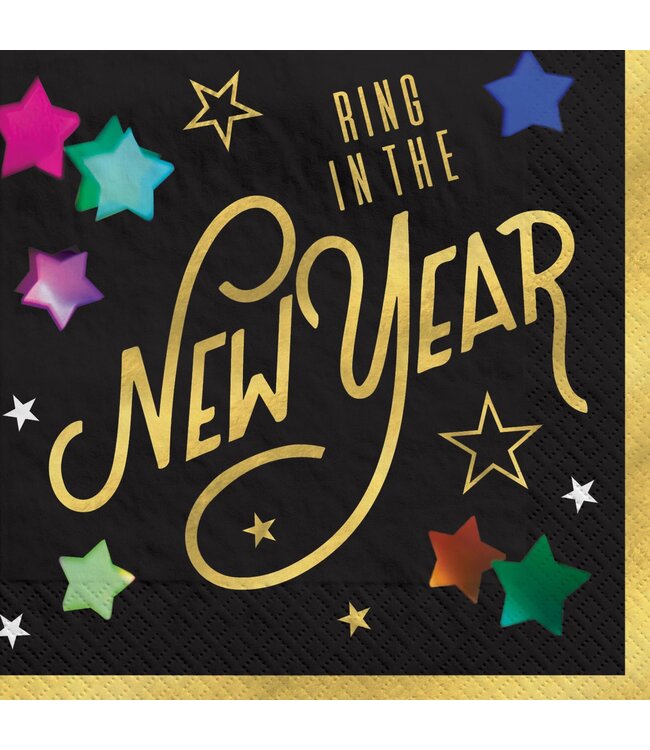 Amscan 16CT BEV STARLIGHT NEW YEARS