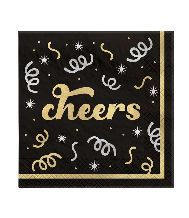 Amscan 16CT BEV MIDNIGHT CHEERS NEW YEARS