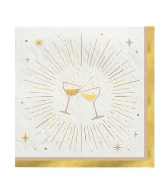 Amscan 16CT BEV GOLDEN SOIREE NEW YEARS