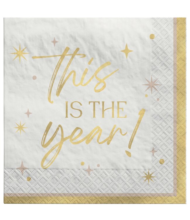 Amscan 16CT LUN GOLDEN SOIREE NEW YEARS