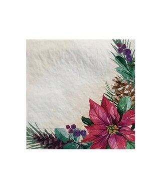 Amscan 16CT BEV TRADITIONAL POINSETTIA