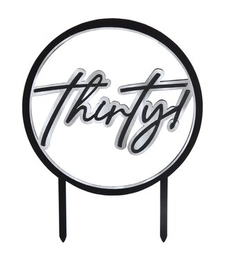 Amscan CAKE TOPPER THIRTY