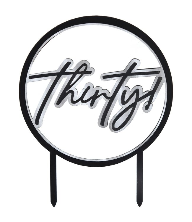 Amscan CAKE TOPPER THIRTY
