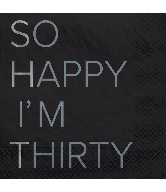 Amscan 16CT LUN HELLO THIRTY