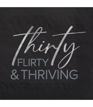 Amscan 16CT BEV HELLO THIRTY