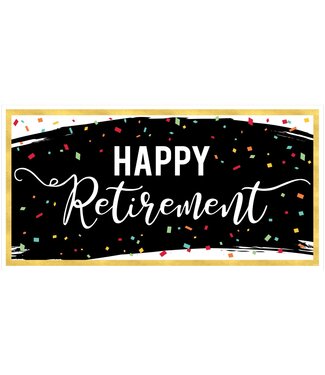 Amscan 65in BANNER RETIREMENT