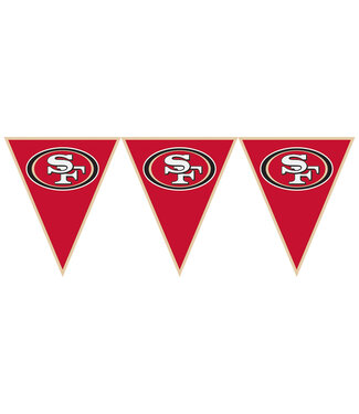 Amscan San Francisco 49ers Pennant Banner