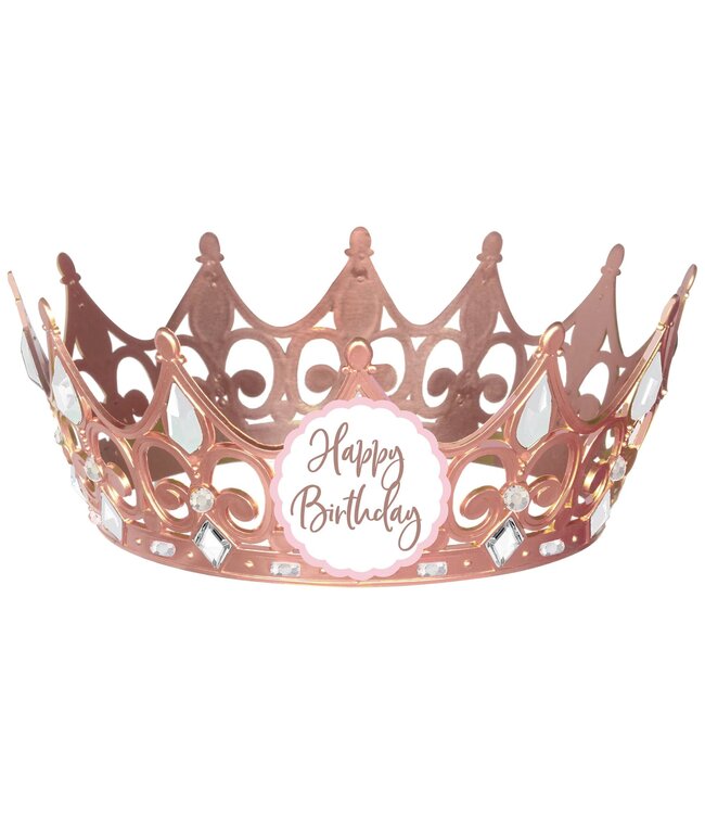 Amscan CROWN BLUSH BIRTHDAY