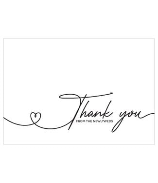 Amscan 24CT WEDDING THANK YOU