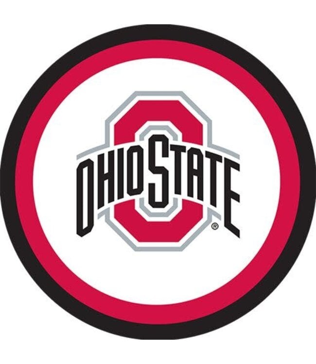 MAYFLOWER DISTRIBUTING Ohio State - 7" Plate 12Ct