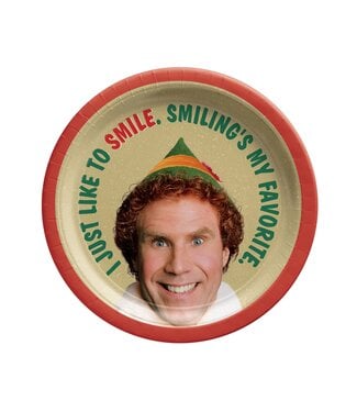 Amscan Elf 7" Plates - 8 Count