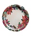 Amscan Traditional Poinsettia 9" Plates - 8 Count