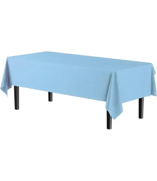 CROWN DISPLAY Light Blue Table Cover 54inX108in