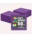 CROWN DISPLAY  Dark Purple Luncheon Napkins - 50 Ct.