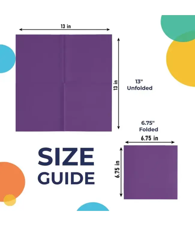 CROWN DISPLAY  Dark Purple Luncheon Napkins - 50 Ct.