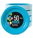 CROWN DISPLAY 7 In. Turquoise Paper Plates - 50 Ct.