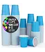 CROWN DISPLAY 9 oz. Turquoise Paper Cups - 100 Ct.