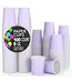 CROWN DISPLAY 9 oz. Lavender Paper Cups - 100 Ct.