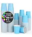 CROWN DISPLAY 9 oz. Light Blue Paper Cups - 100 Ct.