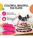 CROWN DISPLAY 9 In. Cerise Paper Plates - 50 Ct.