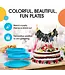 CROWN DISPLAY 9 In. Turquoise Paper Plates - 50 Ct.