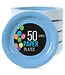CROWN DISPLAY 9 In. Light Blue Paper Plates - 50 Ct.