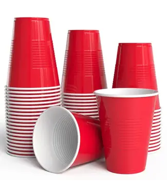 CROWN DISPLAY 50CT 18oz CUP RED