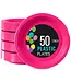 CROWN DISPLAY 7 In. Cerise Plastic Plates - 50 Ct.