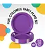 CROWN DISPLAY 7 In. Purple Plastic Plates - 50 Ct.