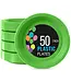 CROWN DISPLAY 7 In. Lime Green Plastic Plates - 50 Ct.