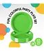 CROWN DISPLAY 7 In. Lime Green Plastic Plates - 50 Ct.