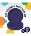 CROWN DISPLAY 10 In. Navy Plastic Plates - 50 Ct.