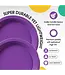CROWN DISPLAY 10 in. Purple Plastic Plates | 50 Count