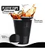 CROWN DISPLAY 18 Oz. Black Plastic Cups - 50 Ct.