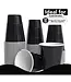CROWN DISPLAY 18 Oz. Black Plastic Cups - 50 Ct.