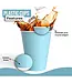 CROWN DISPLAY 18 oz. Light Blue Plastic Cups - 50 Ct.