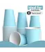 CROWN DISPLAY 18 oz. Light Blue Plastic Cups - 50 Ct.