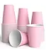 CROWN DISPLAY 18 oz. Pink Plastic Cups - 50 Ct.