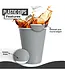 CROWN DISPLAY 18 oz. Silver Plastic Cups - 50 Ct.