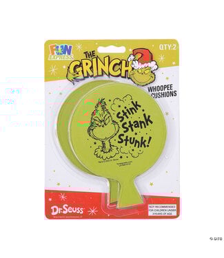 FUN EXPRESS Dr. Seuss™ The Grinch Mini Whoopee Cushion -2 Count