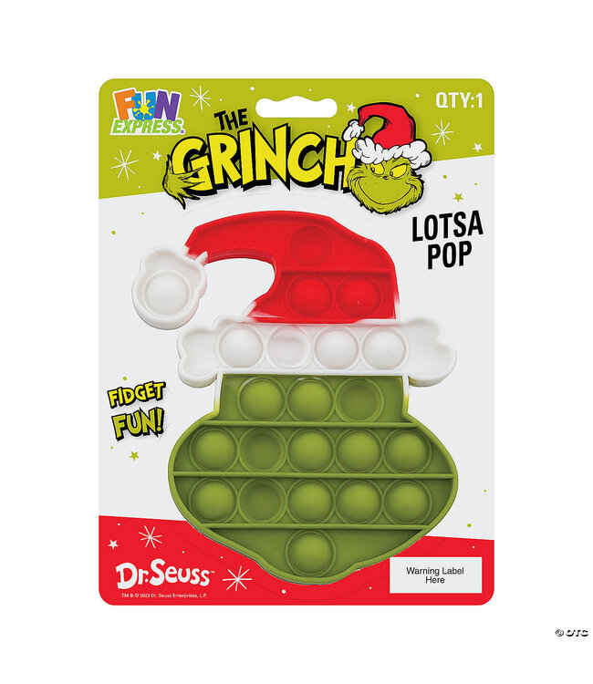 GRINCH Dr. Seuss™ The Grinch Lotsa Pops Popping Toy
