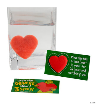 GRINCH Watch it Grow Dr. Seuss™ The Grinch Hearts Water Toy - 3 Count