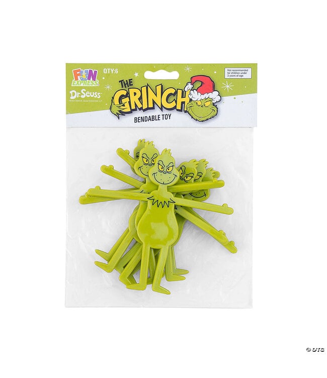 GRINCH Dr. Seuss™ The Grinch Bendable Toy - 6 Count