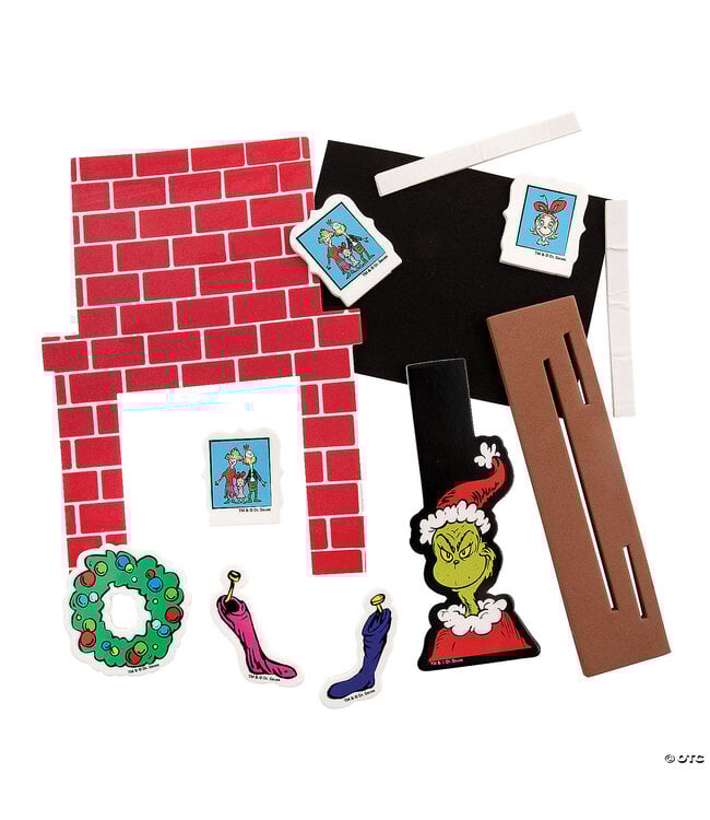 FUN EXPRESS Dr. Seuss™ The Grinch Fireplace Craft Kit