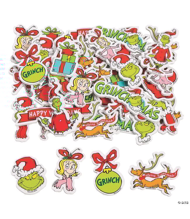 GRINCH Dr. Seuss™ The Grinch Self-Adhesive Foam Shapes - 36 Count