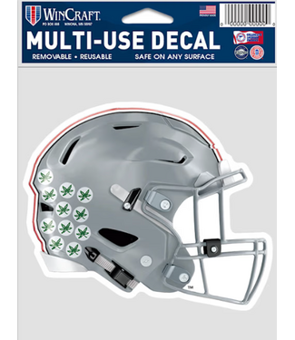 WINCRAFT Ohio State Buckeyes 3.75x5 Fan Helmet Auto Decal