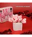 NEEDZO INC Box of Swirl Heart Lollipops, Individually Wrapped, 24 Count