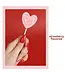 NEEDZO INC Box of Swirl Heart Lollipops, Individually Wrapped, 24 Count